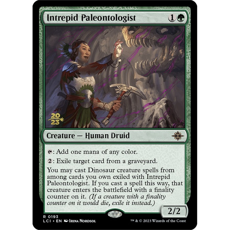 Intrepid Paleontologist [The Lost Caverns of Ixalan Prerelease Cards]