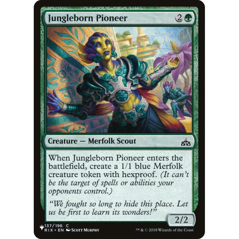 Jungleborn Pioneer [The List]