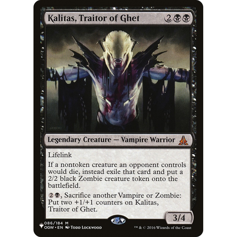 Kalitas, Traitor of Ghet [The List]