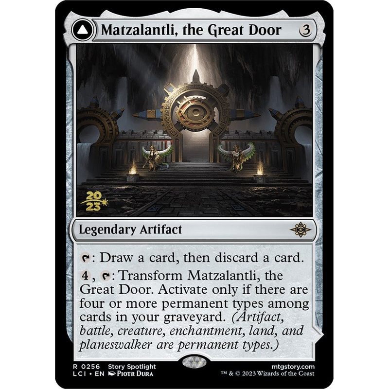 Matzalantli, the Great Door // The Core [The Lost Caverns of Ixalan Prerelease Cards]