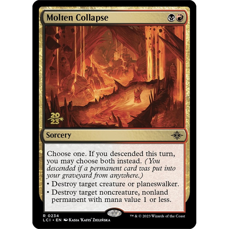 Molten Collapse [The Lost Caverns of Ixalan Prerelease Cards]