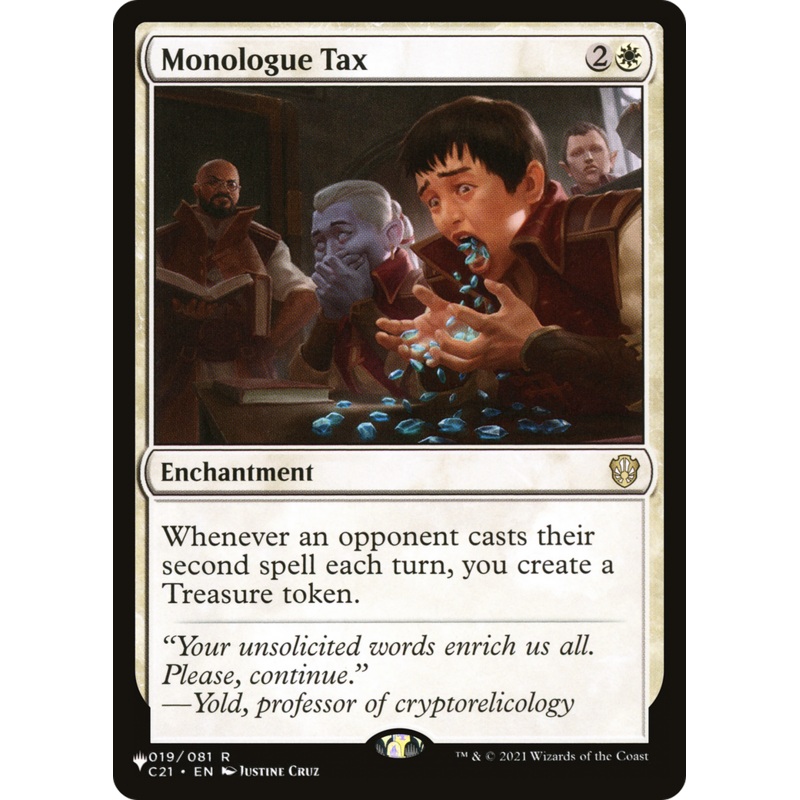 Monologue Tax [The List]