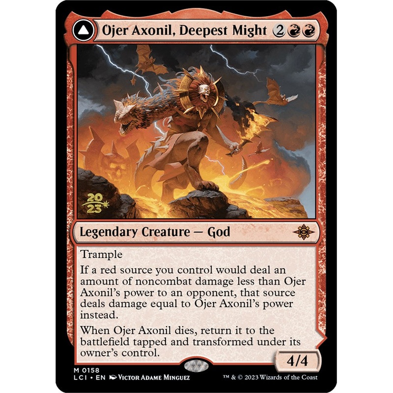 Ojer Axonil, Deepest Might [The Lost Caverns of Ixalan Prerelease Cards]