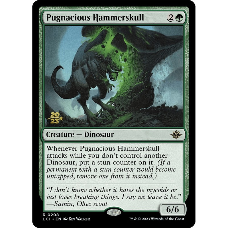 Pugnacious Hammerskull [The Lost Caverns of Ixalan Prerelease Cards]