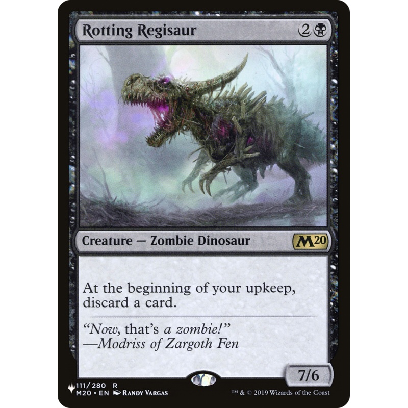 Rotting Regisaur [The List]