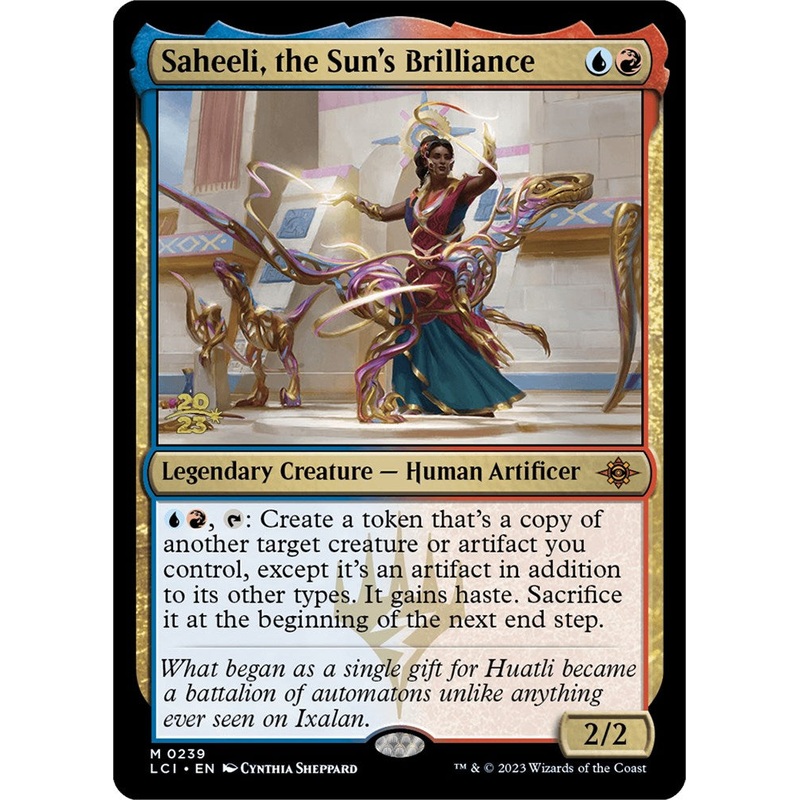 Saheeli, the Sun's Brilliance [The Lost Caverns of Ixalan Prerelease Cards]