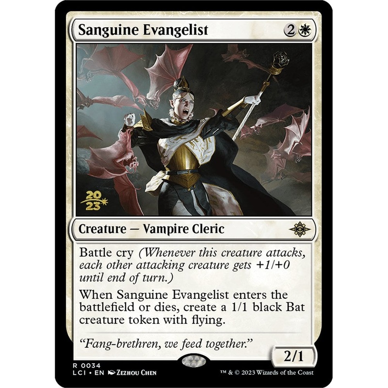Sanguine Evangelist [The Lost Caverns of Ixalan Prerelease Cards]