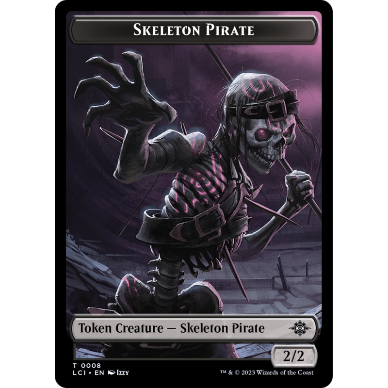 Skeleton Pirate Token [The Lost Caverns of Ixalan Tokens]