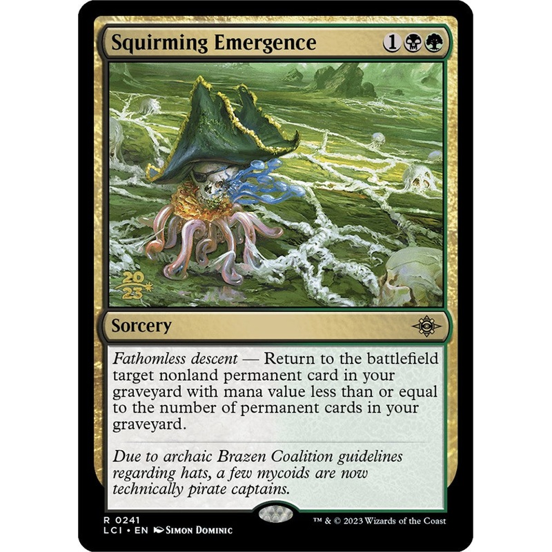 Squirming Emergence [The Lost Caverns of Ixalan Prerelease Cards]