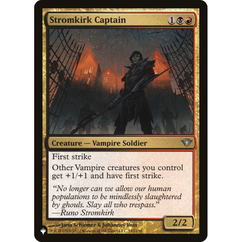 Stromkirk Captain [The List]