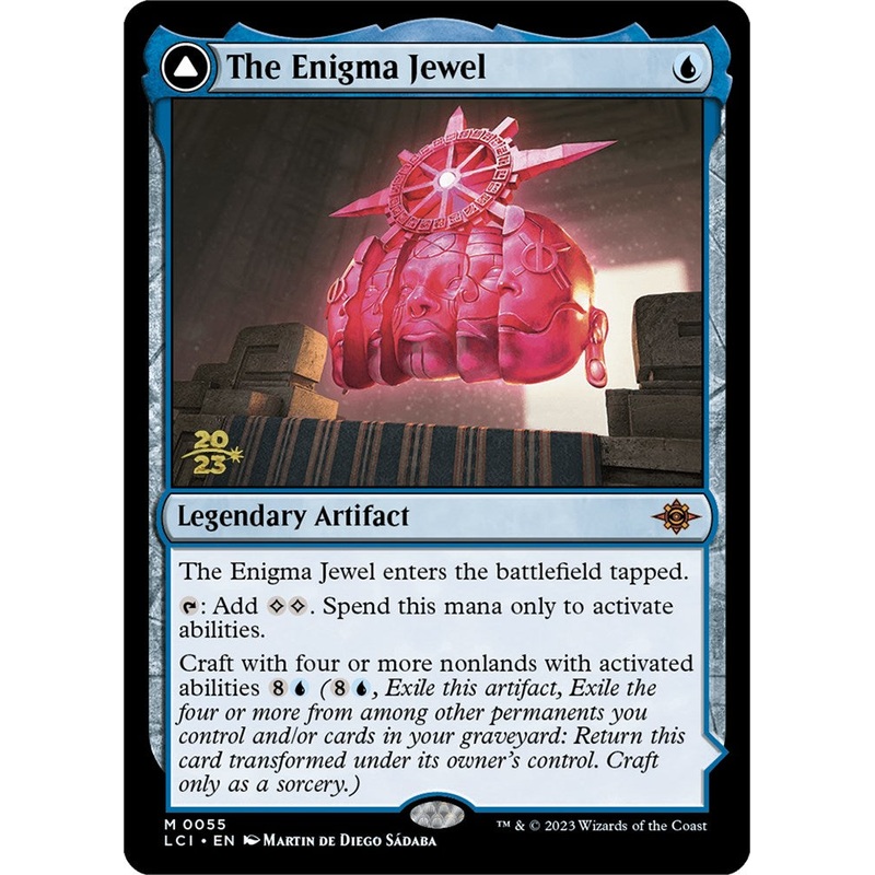 The Enigma Jewel // Locus of Enlightenment [The Lost Caverns of Ixalan Prerelease Cards]