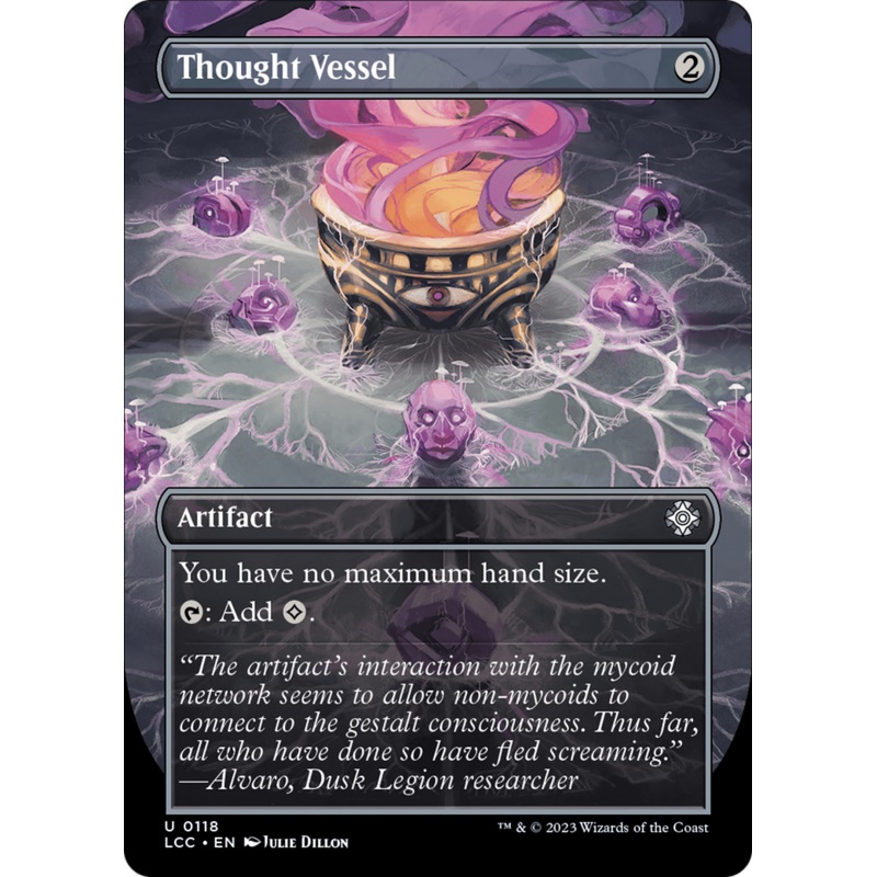 Thought Vessel (Borderless) [The Lost Caverns of Ixalan Commander]