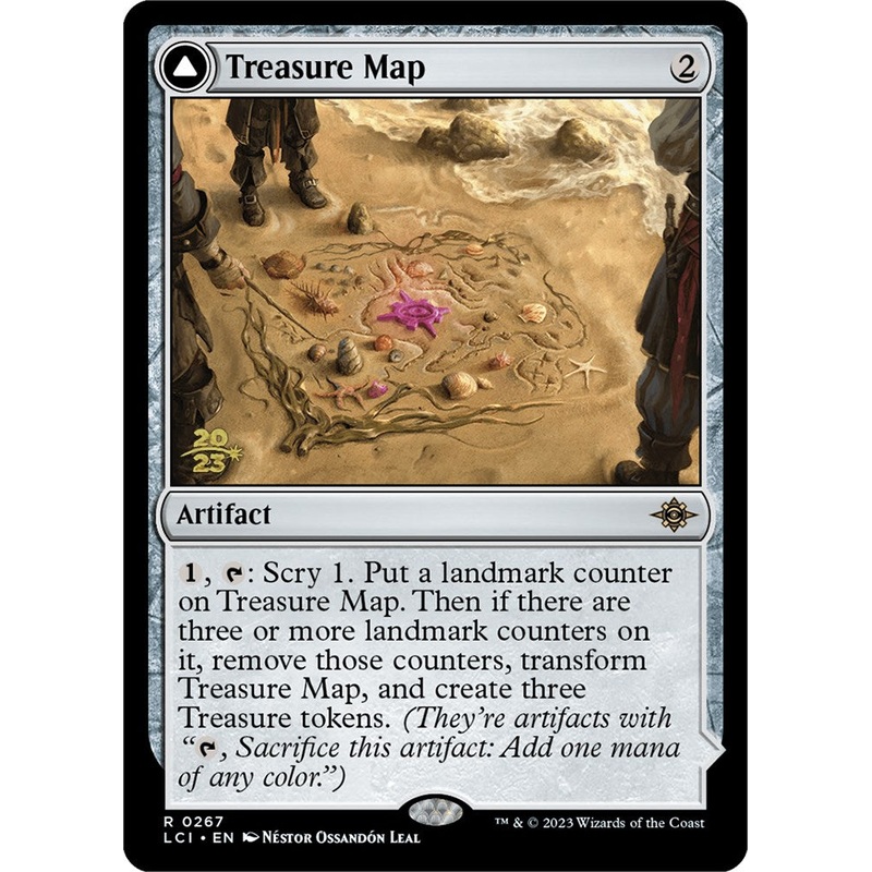 Treasure Map // Treasure Cove [The Lost Caverns of Ixalan Prerelease Cards]