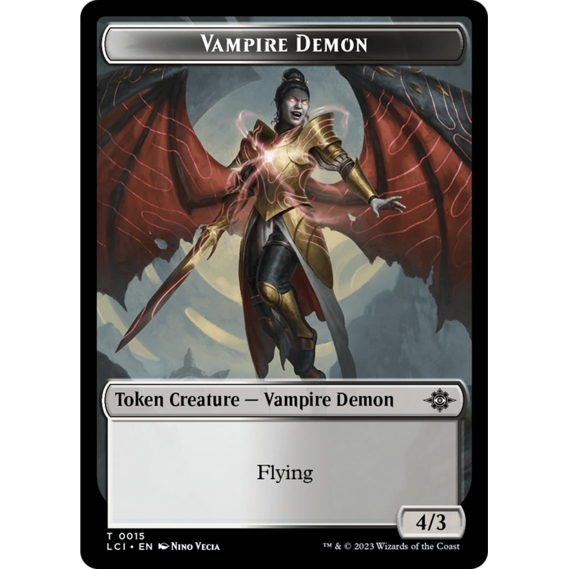 Vampire Demon Token [The Lost Caverns of Ixalan Tokens]