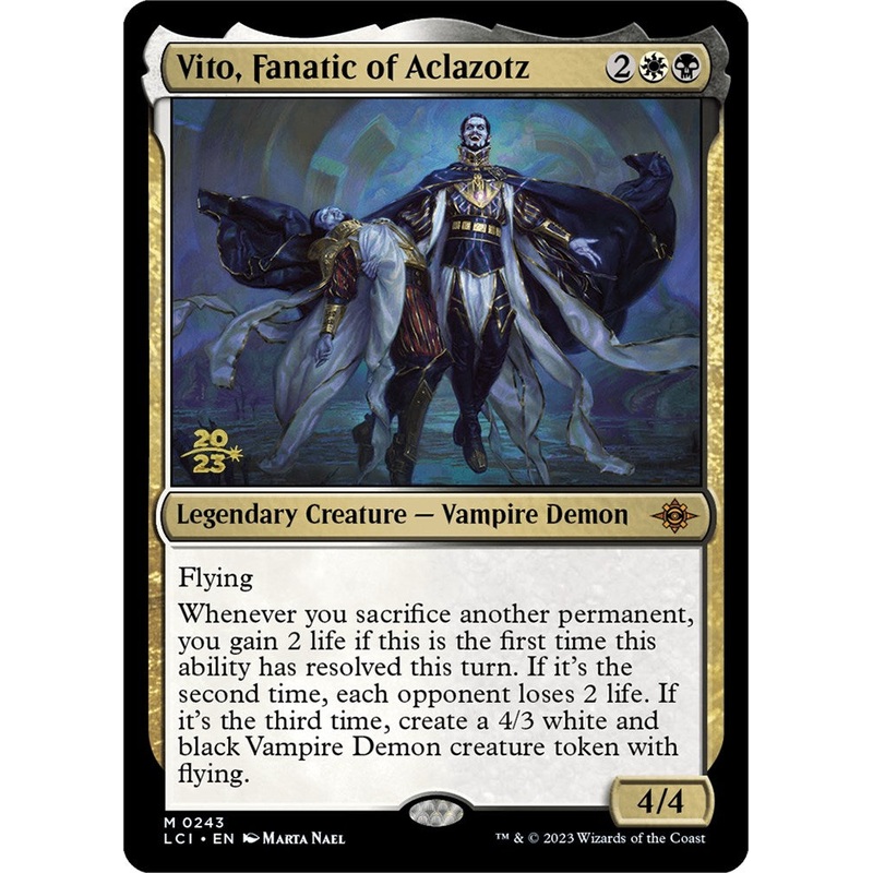 Vito, Fanatic of Aclazotz [The Lost Caverns of Ixalan Prerelease Cards]
