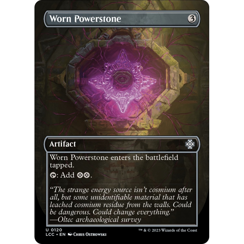 Worn Powerstone (Borderless) [The Lost Caverns of Ixalan Commander]