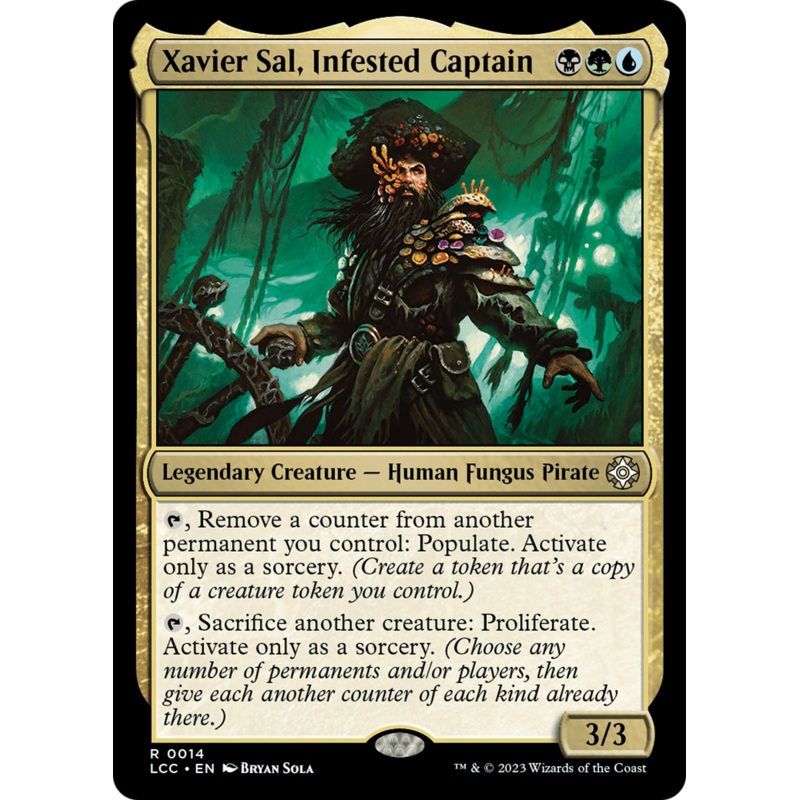 Xavier Sal, Infested Captain [The Lost Caverns of Ixalan Commander]