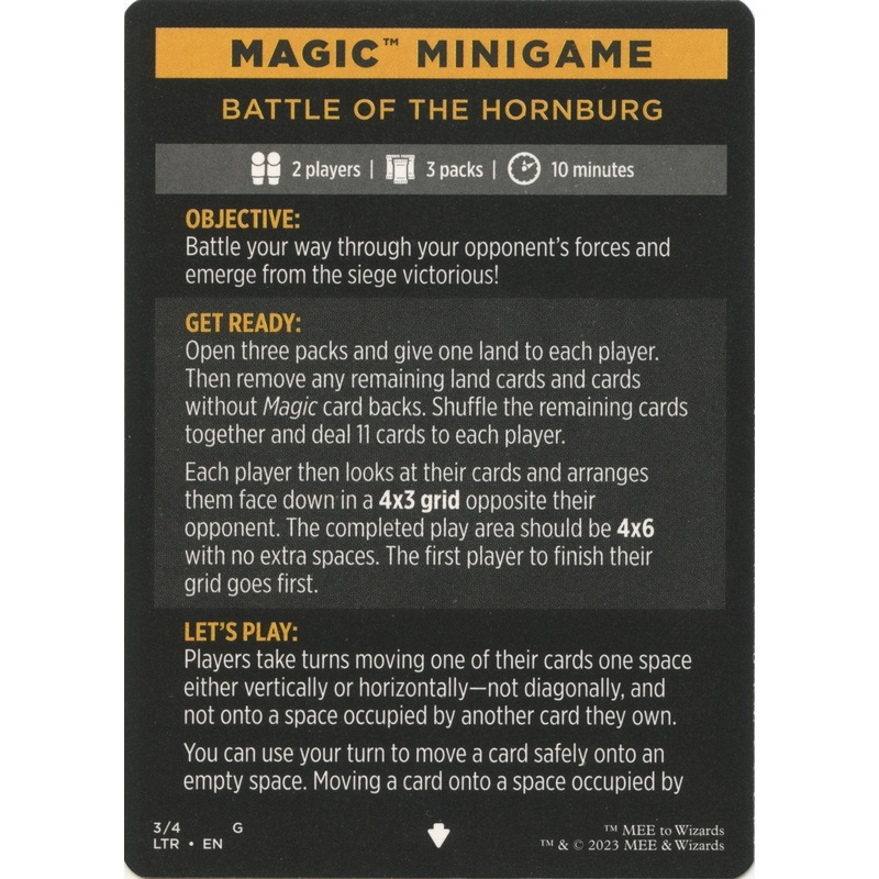Battle of the Hornburg (Magic Minigame) [The Lord of the Rings: Tales of Middle-Earth Minigame]