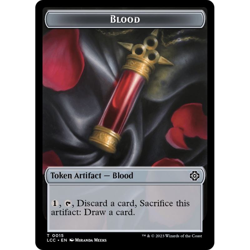 Blood // Vampire (0004) Double-Sided Token [The Lost Caverns of Ixalan Commander Tokens]