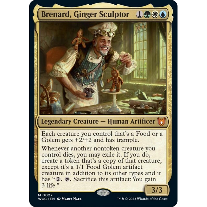 Brenard, Ginger Sculptor [Wilds of Eldraine Commander]