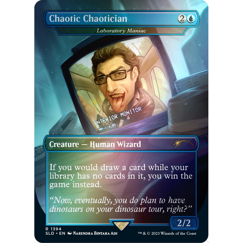 Chaotic Chaotician - Laboratory Maniac (Rainbow Foil) [Secret Lair Drop Series]