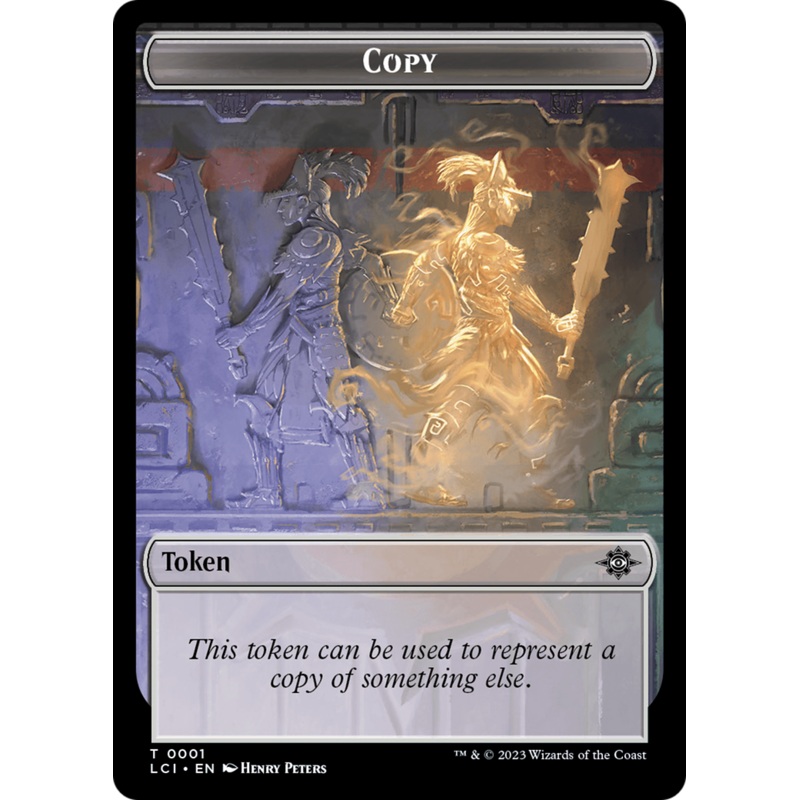 Copy // Skeleton Pirate Double-Sided Token [The Lost Caverns of Ixalan Commander Tokens]