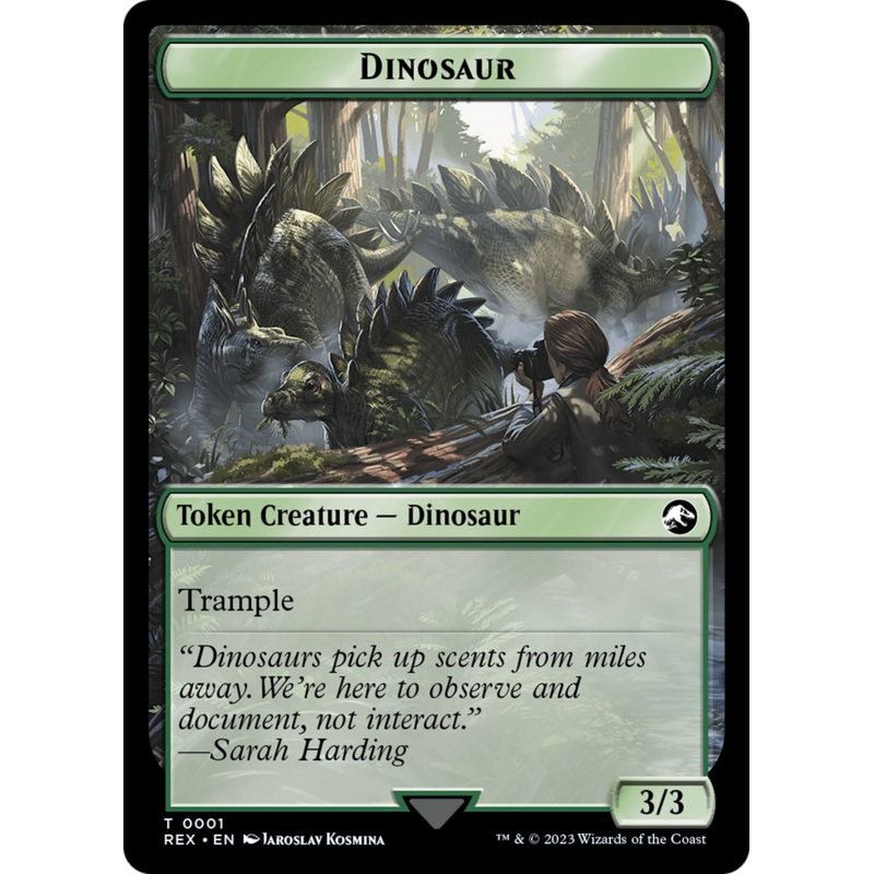 Dinosaur Token [Jurassic World Collection Tokens]