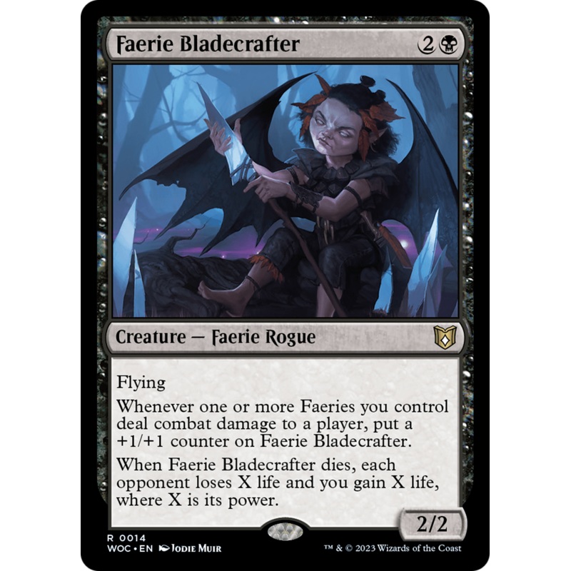Faerie Bladecrafter [Wilds of Eldraine Commander]