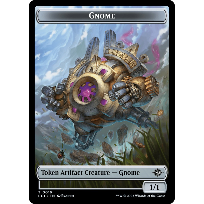 Gnome // Skeleton Pirate Double-Sided Token [The Lost Caverns of Ixalan Tokens]