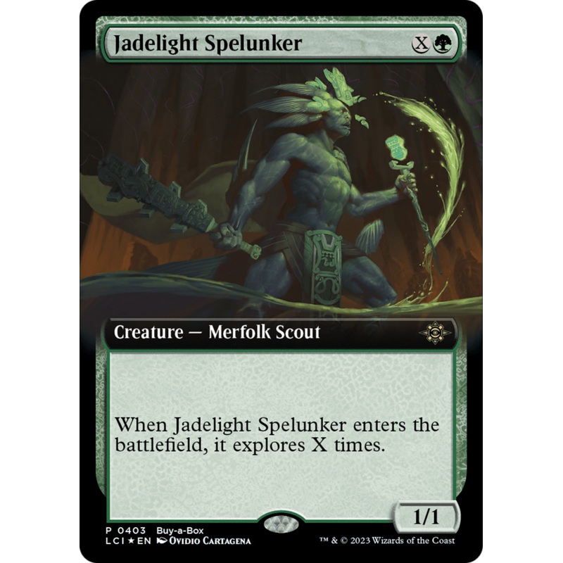 Jadelight Spelunker (Extended Art) (Buy-A-Box) [The Lost Caverns of Ixalan Promos]