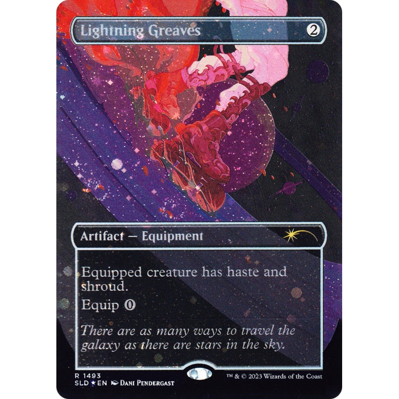 Lightning Greaves (1493) (Galaxy Foil) [Secret Lair Drop Series]
