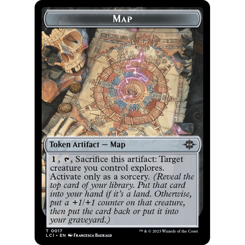Map // Skeleton Pirate Double-Sided Token [The Lost Caverns of Ixalan Commander Tokens]