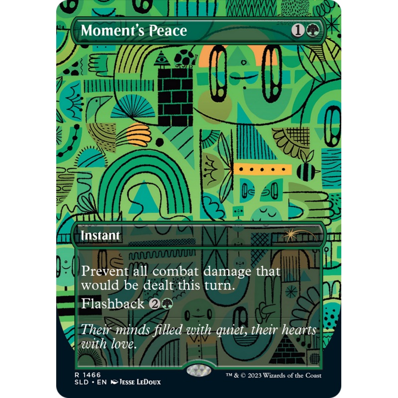Moment's Peace (Rainbow Foil) [Secret Lair Drop Series]