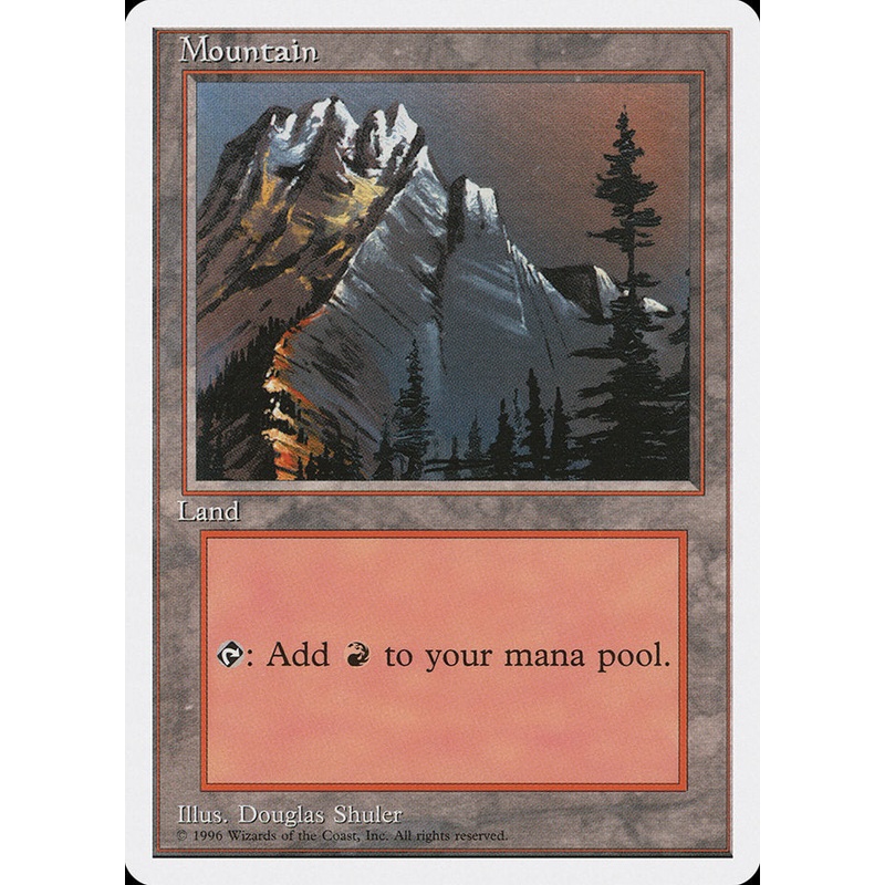 Mountain (Red Sky in the Top Right) [Introductory Two-Player Set]