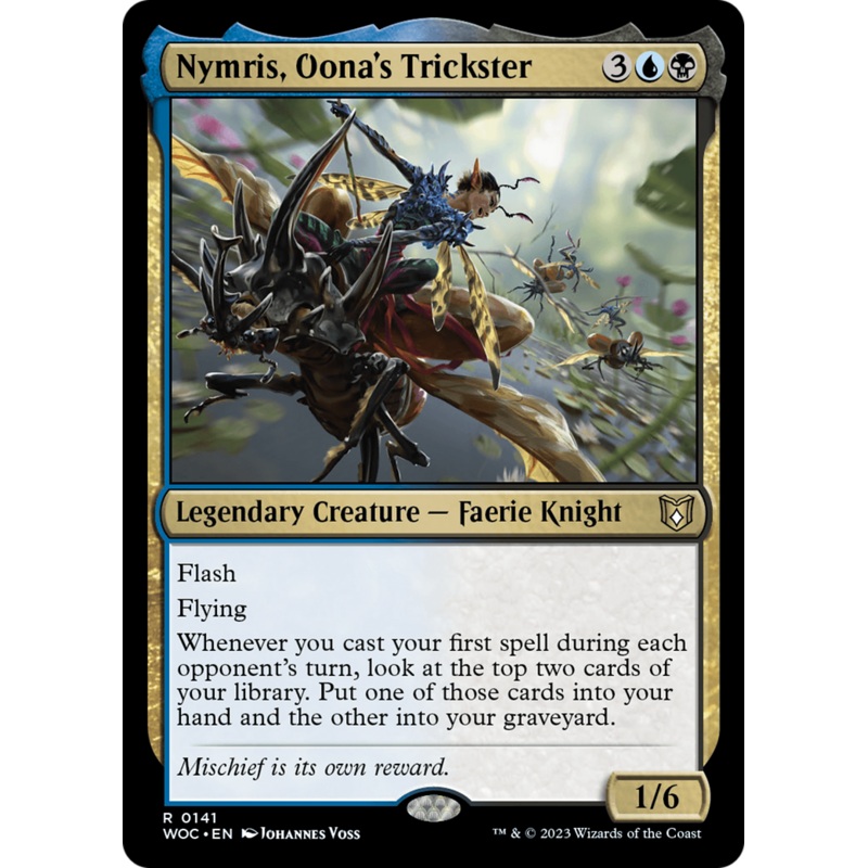 Nymris, Oona's Trickster [Wilds of Eldraine Commander]