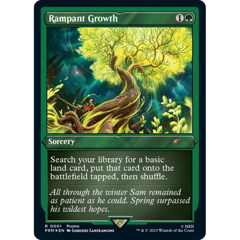 Rampant Growth (Foil Etched) [Wizards Play Network 2023]