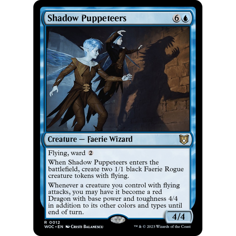 Shadow Puppeteers [Wilds of Eldraine Commander]