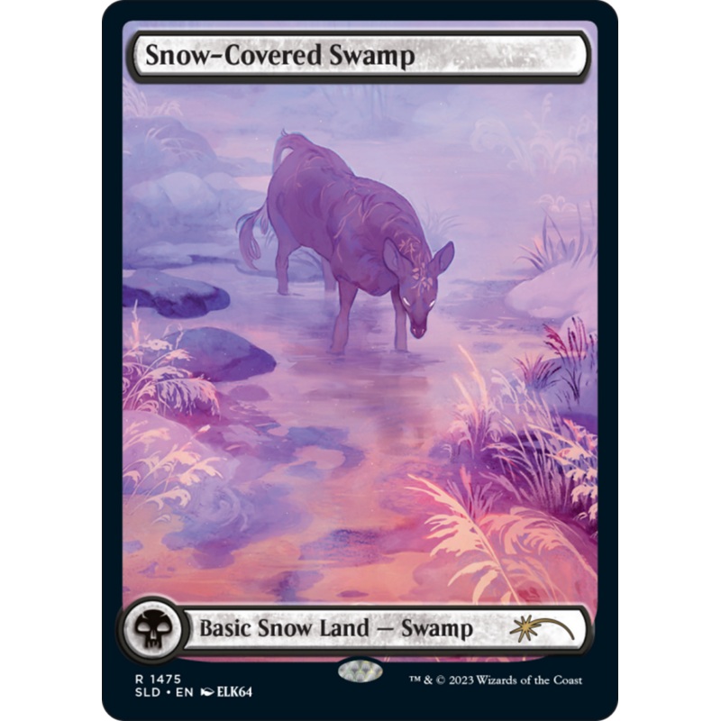 Snow-Covered Swamp (1475) [Secret Lair Drop Series]