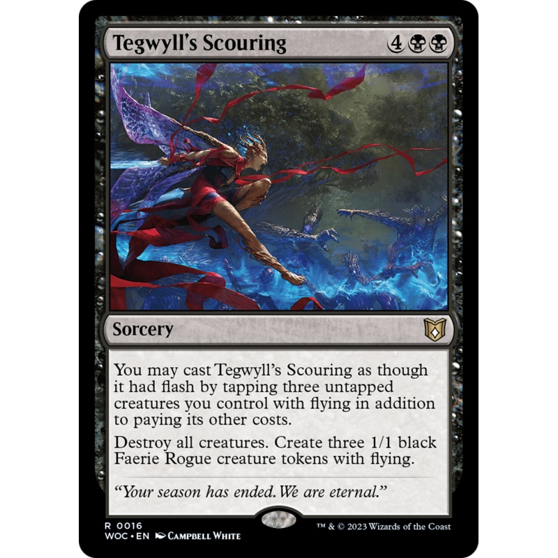 Tegwyll's Scouring [Wilds of Eldraine Commander]