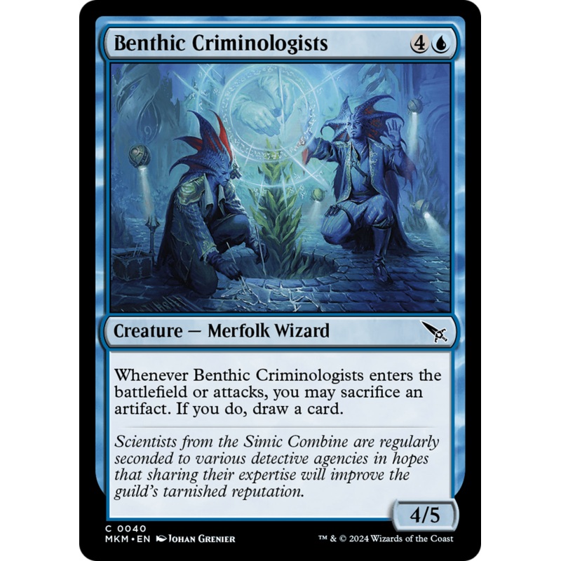 Benthic Criminologists [Murders at Karlov Manor]