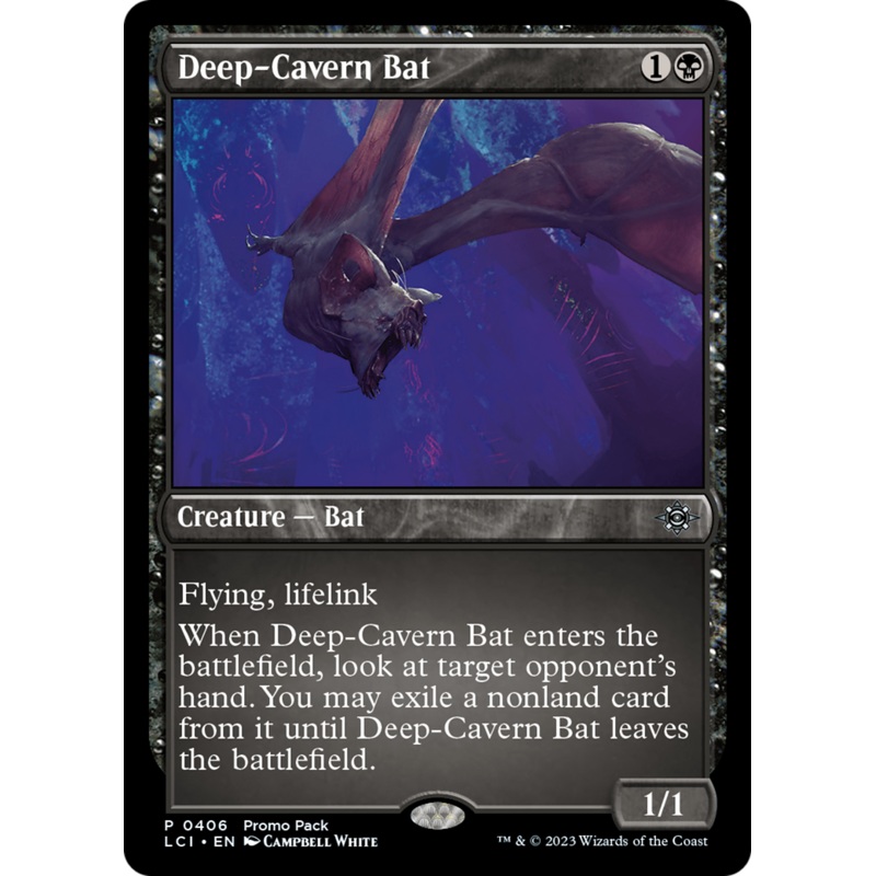 Deep-Cavern Bat [The Lost Caverns of Ixalan Promos]