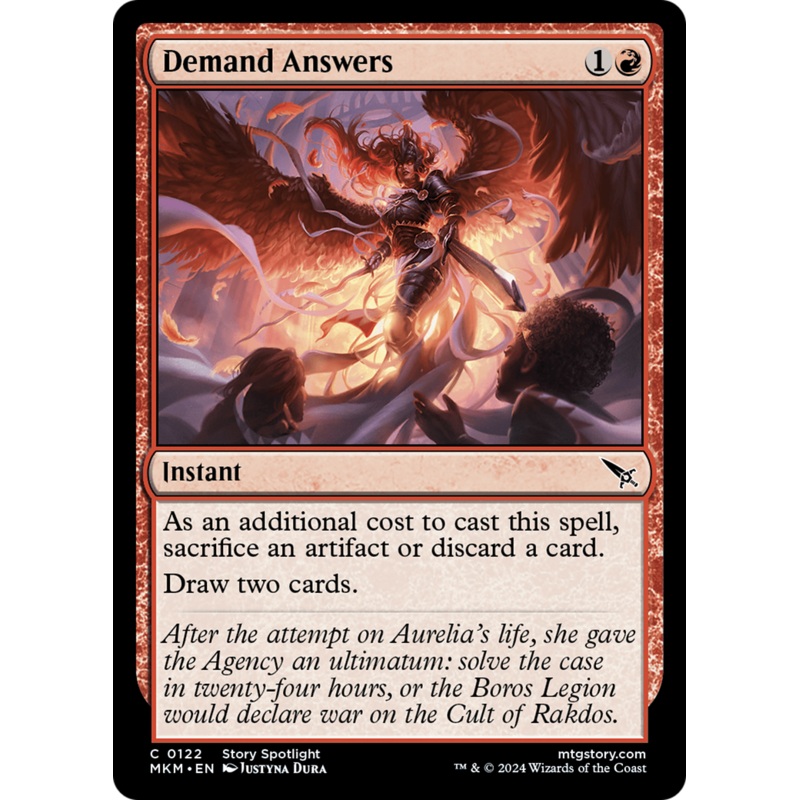 Demand Answers [Murders at Karlov Manor]