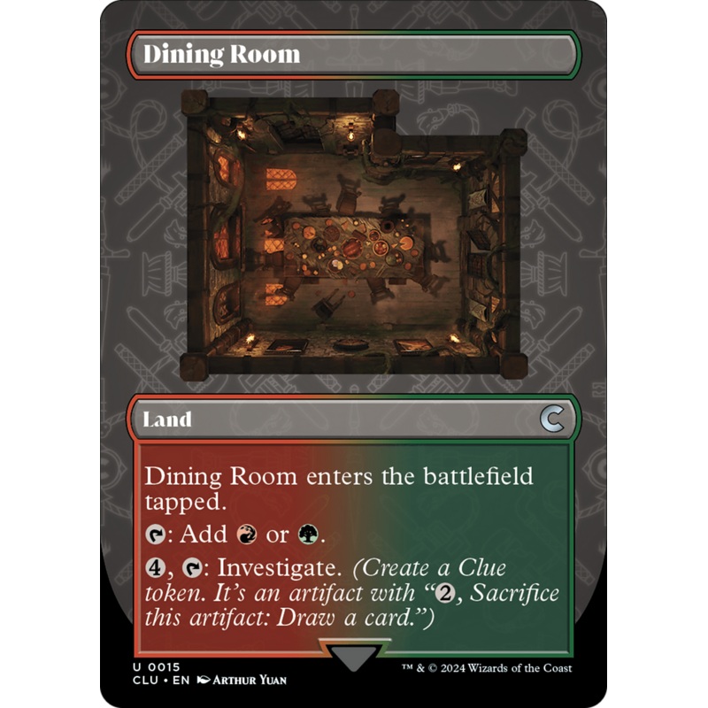 Dining Room (Borderless) [Ravnica: Clue Edition]
