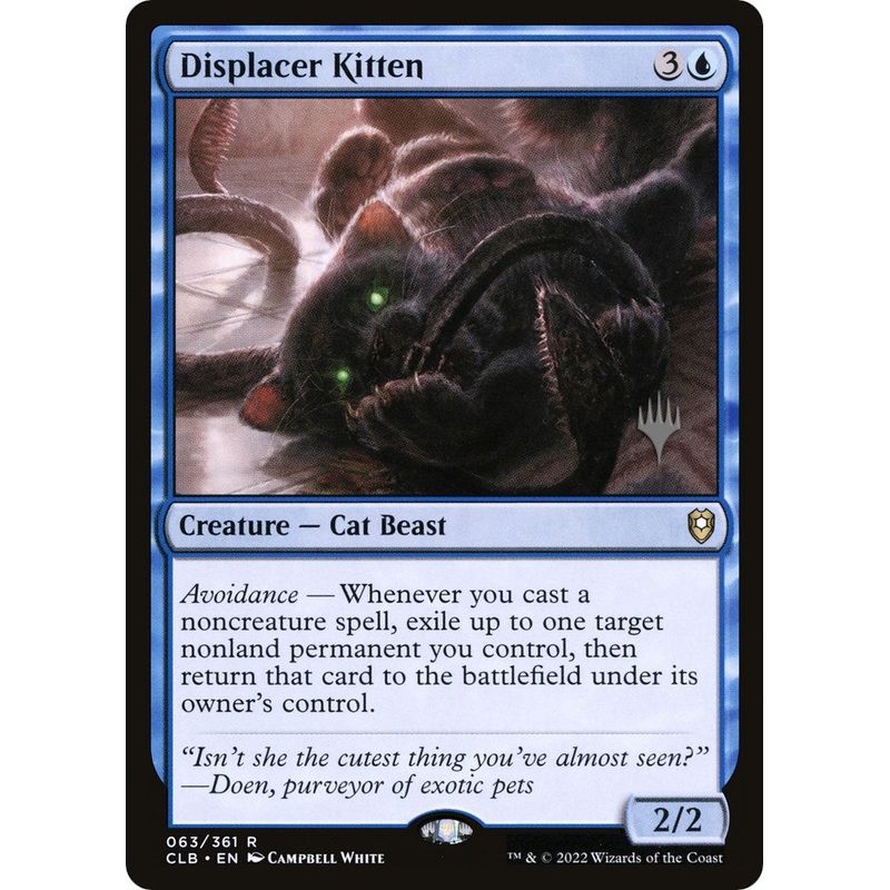 Displacer Kitten (Promo Pack) [The Lost Caverns of Ixalan Promos]