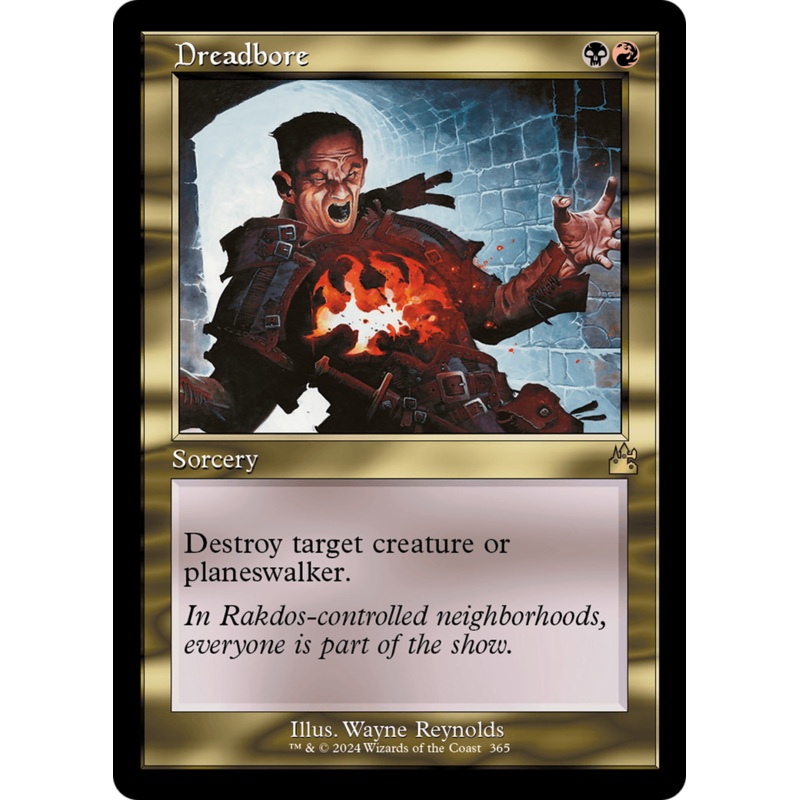 Dreadbore (Retro Frame) [Ravnica Remastered]