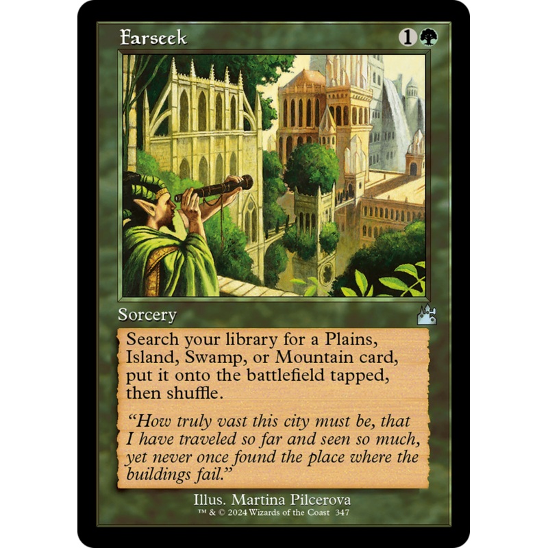 Farseek (Retro Frame) [Ravnica Remastered]