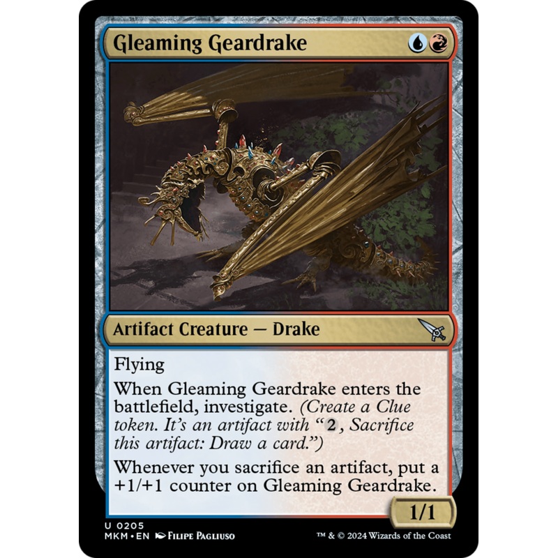 Gleaming Geardrake [Murders at Karlov Manor]