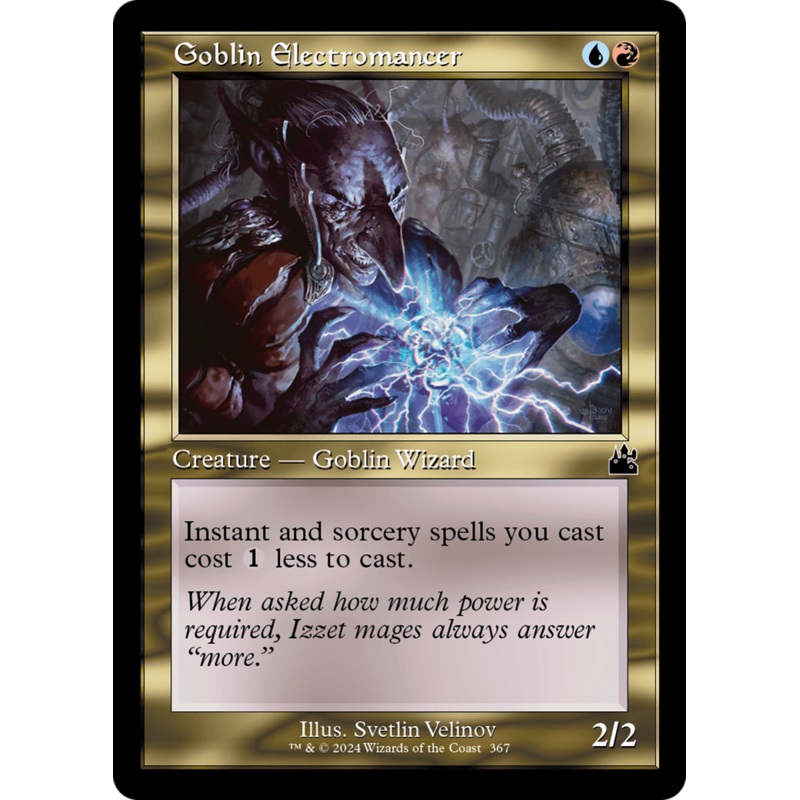 Goblin Electromancer (Retro Frame) [Ravnica Remastered]