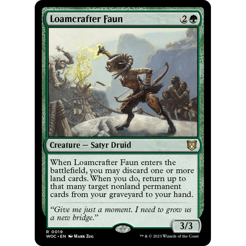 Loamcrafter Faun [Wilds of Eldraine Commander]