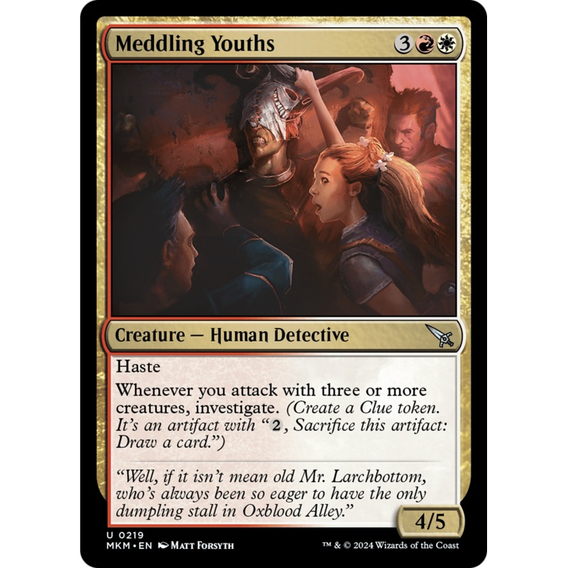 Meddling Youths [Murders at Karlov Manor]